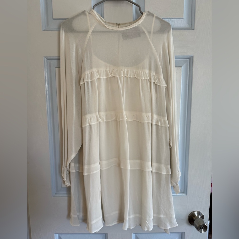 Vintage Reformation Sheer Mini Dress